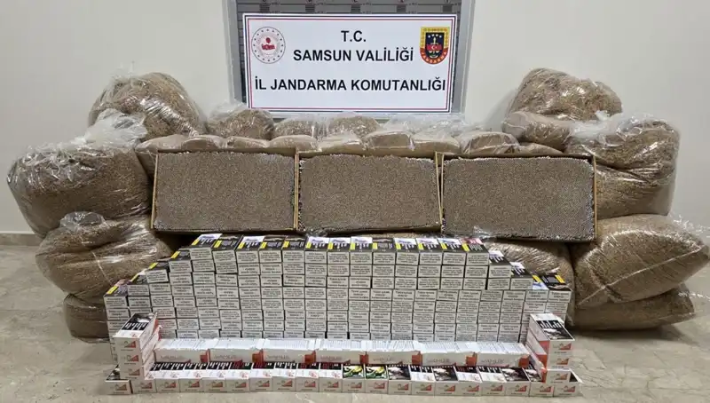 Samsun'da Kaçak Tütün Operasyonu: 1 Ton Ele Geçirildi