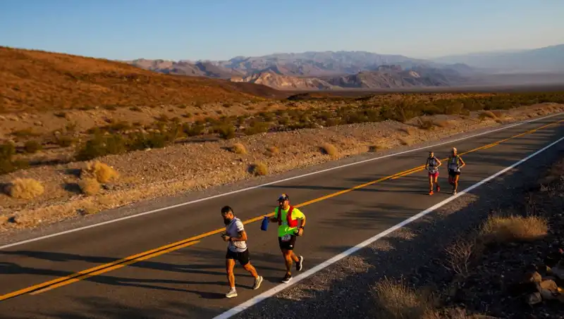 Ölüm Vadisi'nde Dünyanın En Zor Maratonunda Rekor Kırıldı