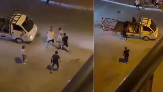 Bursa'da Taciz Şüphelisine Kalabalık Meydan Dayağı!