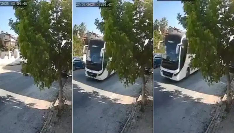 Yolda Yatan Köpeği Ezip Giden Araç Kameralara Yansıdı