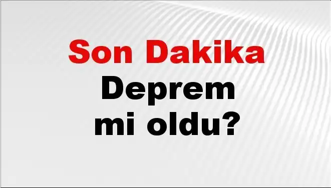 Kütahya'da Son Dakika Deprem! Ayrıntılar ve Gelişmeler