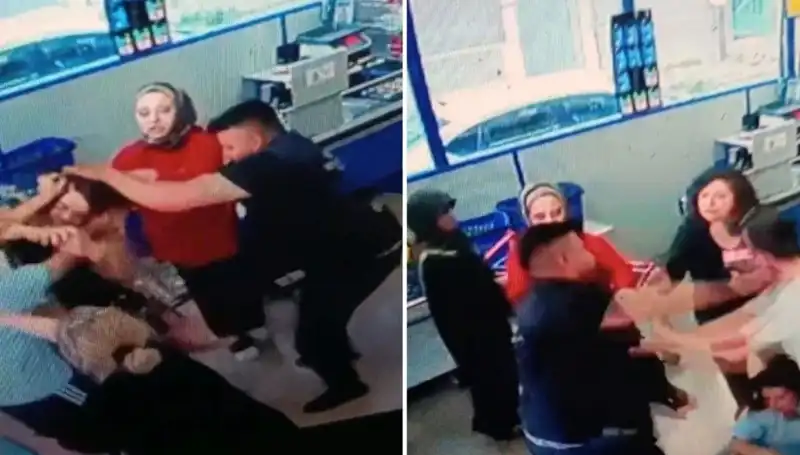 Marketin İçinde Dehşet Yaşandı: Kadını Yumruklayan Adam Gözaltına Alındı