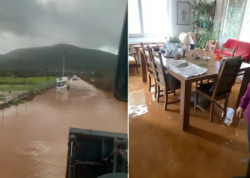 Şiddetli Yağmur Hayatı Felç Etti: Sokaklar Gölle Doldu, Evler Sular Altında Kaldı