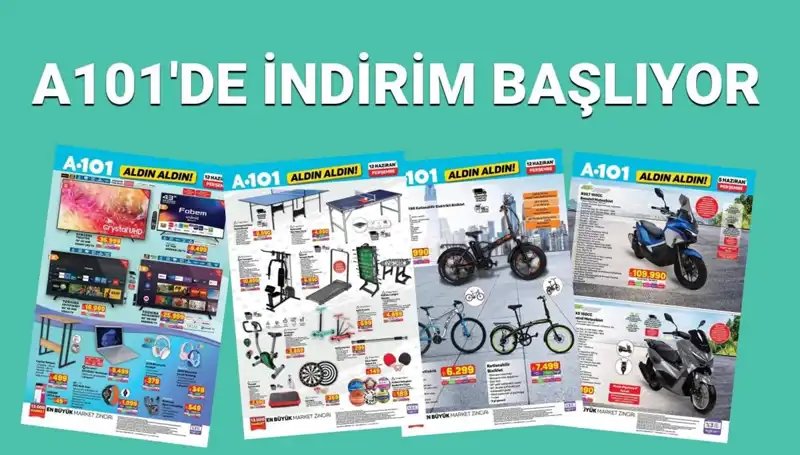 A101 12 Haziran Kataloğu ile Beyaz Eşya ve Elektronik Ürünlerde Kaçırılmayacak Fırsatlar!