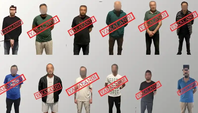 Ulusal Seviye Aranan Kişilere Kırmızı Bülten: 12 Şüpheli Yakalandı
