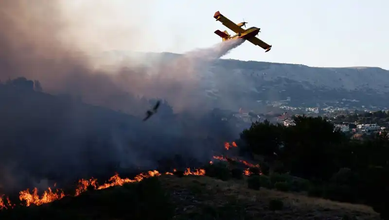Sakız Adası'ndaki Orman Yangını: Kontrol Altına Alındı, Ancak Zarar Büyüktü