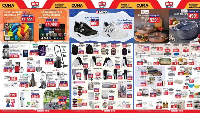 BİM 31 Ekim 2025 Aktüel Ürünler Kataloğu: Yılın En İyi Fırsatları!