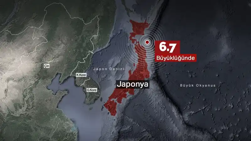 Japonya'yı Sarsan Şiddetli Deprem: 6.7 Büyüklüğünde Yıkıcı Sarsıntı