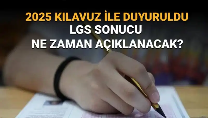 2025 MEB LGS Sınav Sonuçları İçin Gözler Tarihe Çevrildi