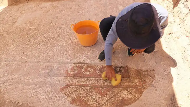 Mardin'de 1,500 Yıllık Mozaik Keşfi: Tarihin İzleri Gün Yüzüne Çıktı