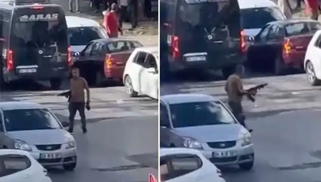 Başakşehir'de Pompalı Tüfekle Sokağa Çıkan Şahıs, Korku Saldı